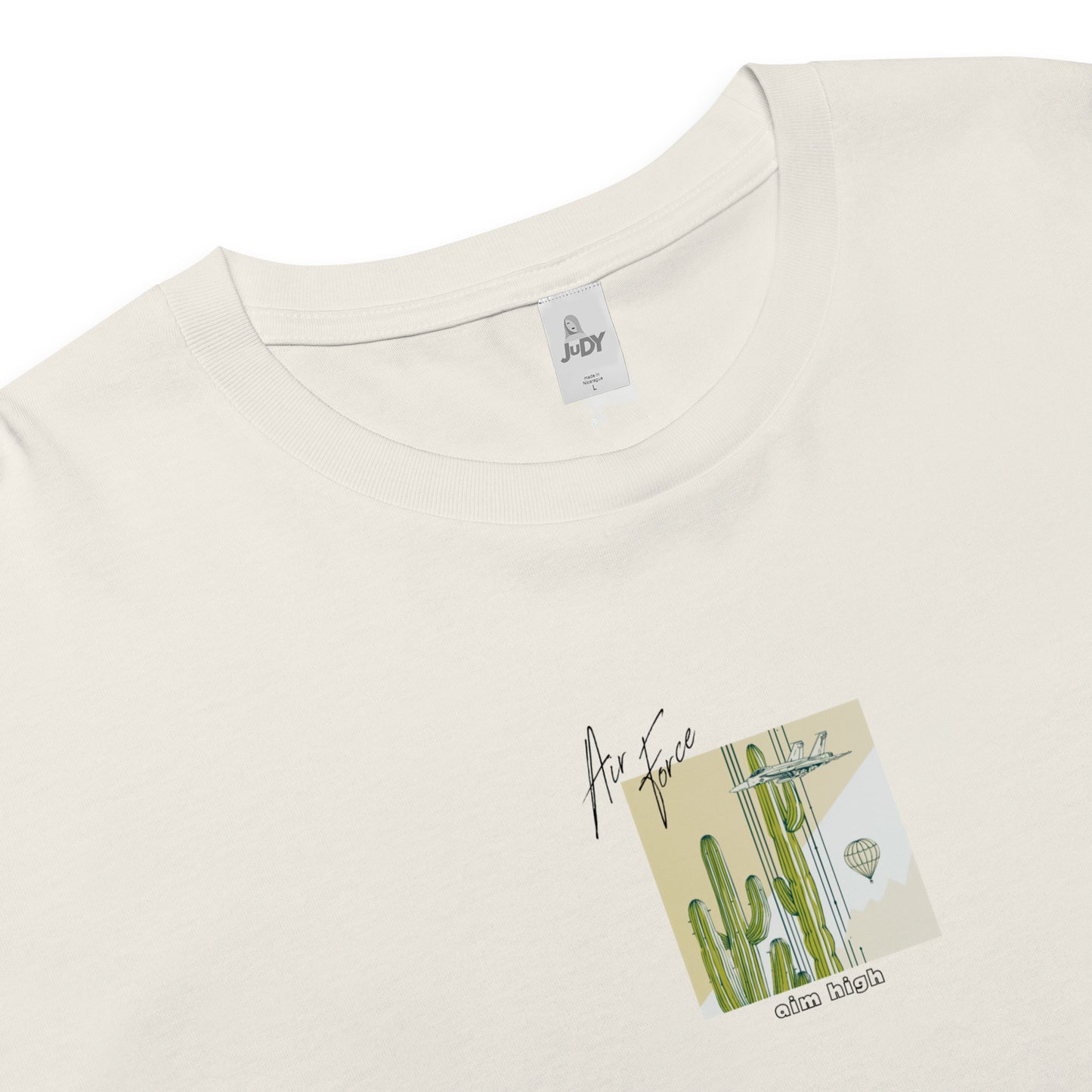 Aim High Street Crop Tee | Desert Drop