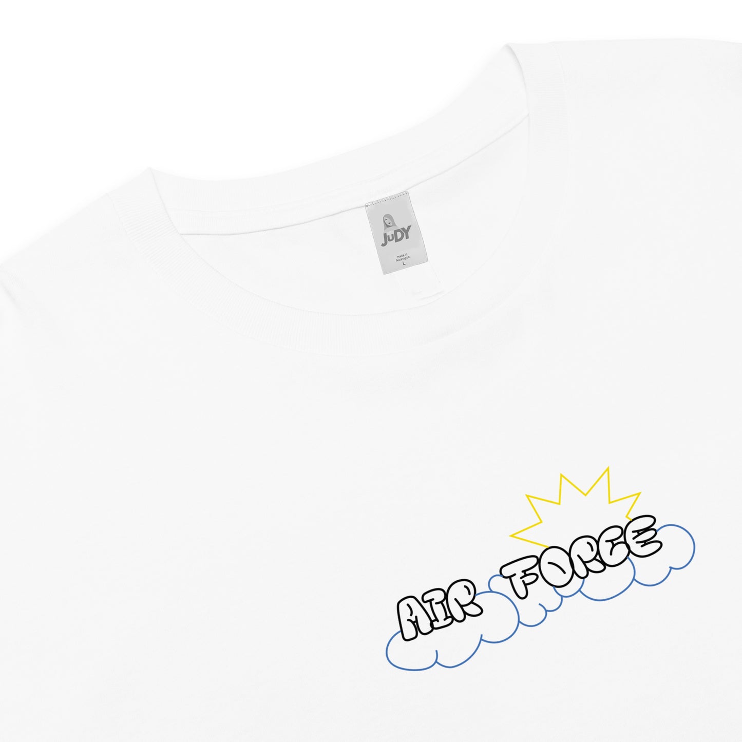 In The Clouds Street Crop Tee