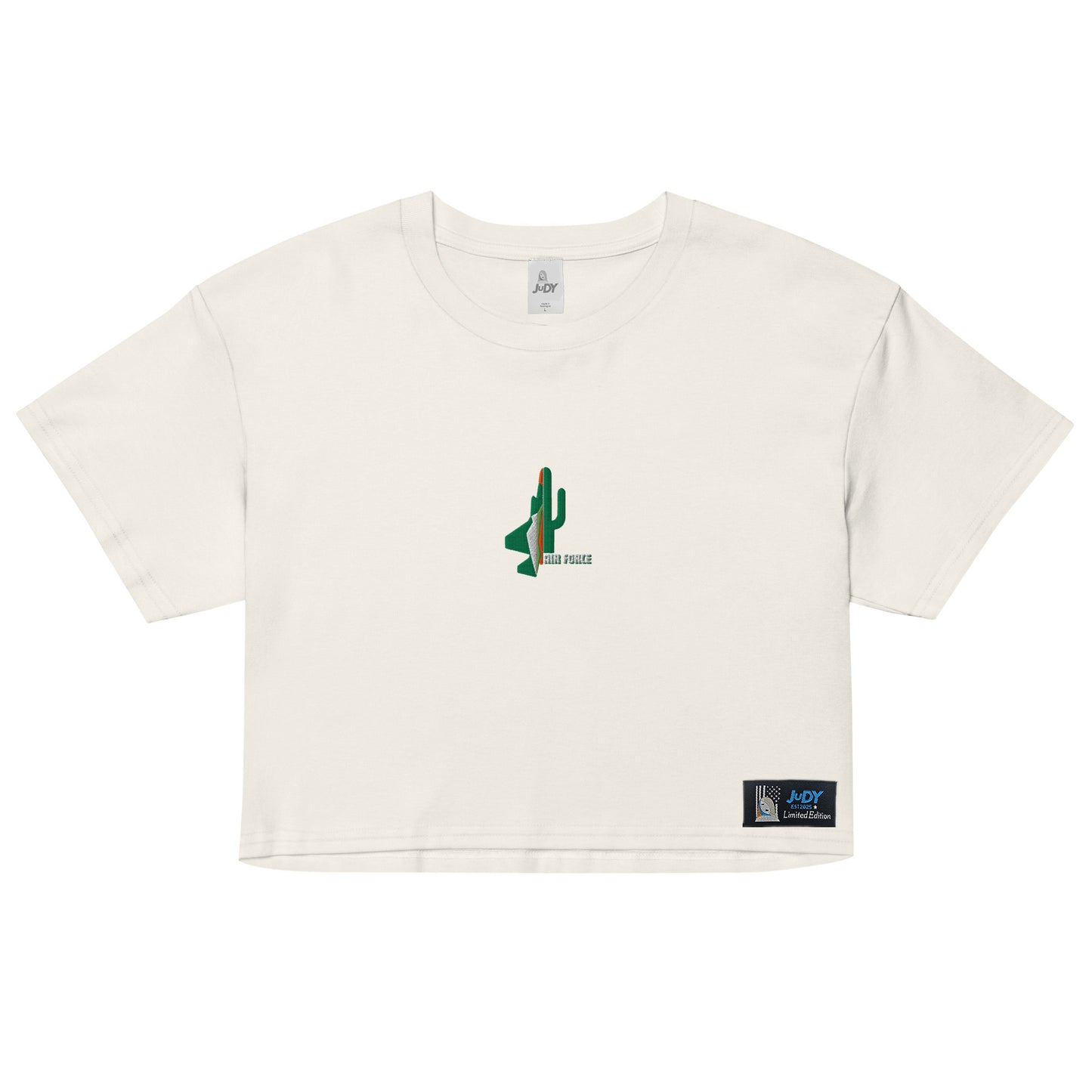 Cactus 35 Street Crop Tee Embroidered | Desert Drop