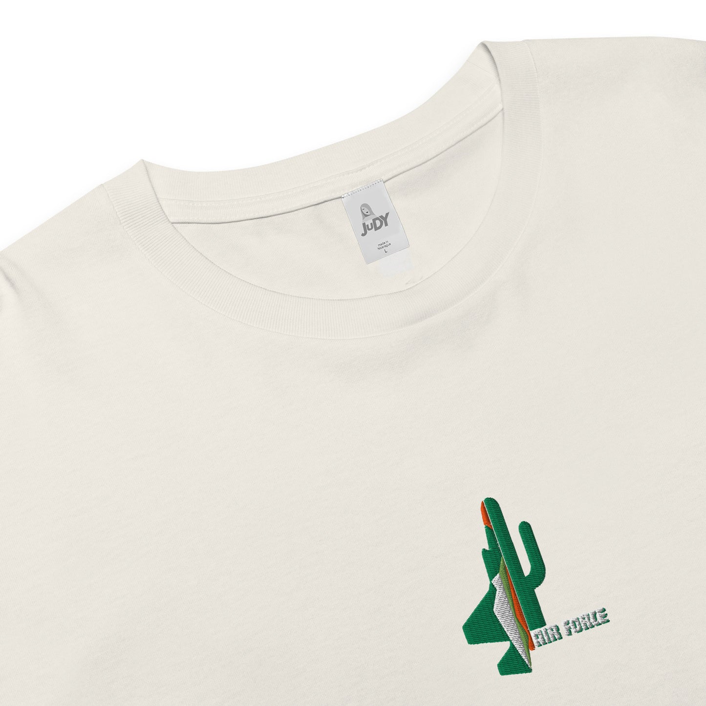 Cactus 35 Street Crop Tee Embroidered | Desert Drop