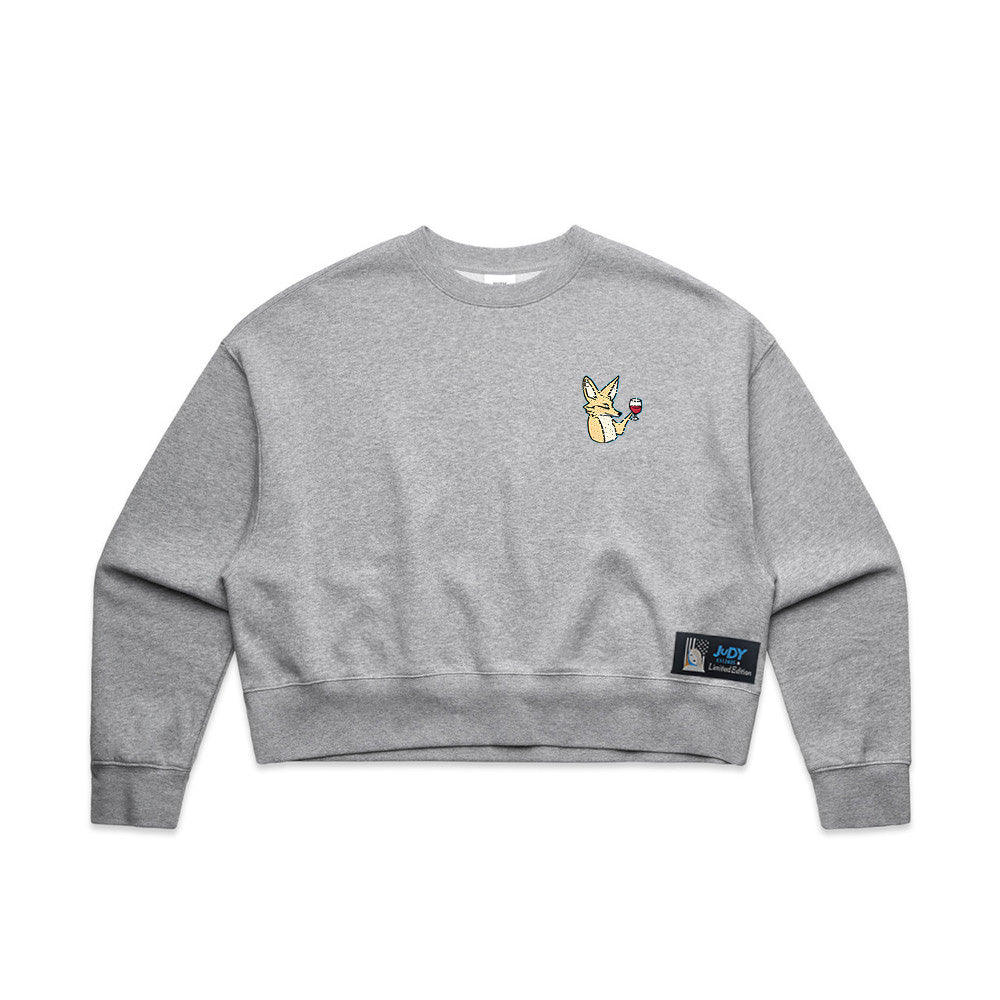 Pink Flag Oversized Crew | Desert Drop